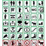 International signs used in transportation means