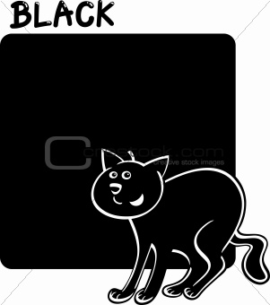 Image 4765669: Color Black and Cat Cartoon from Crestock Stock Photos