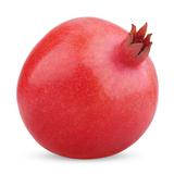Single pomegranate fruit