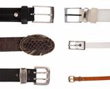 Six different buckles