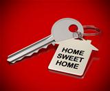 home sweet home red background