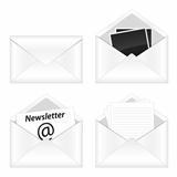 Set of email icons