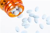Prescription Medicine With Pill Bottle