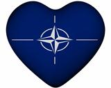 Heart with flag of NATO