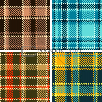 Seamless Checkered  Pattern. Vector Set of my Large Collection
