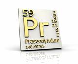 Praseodymium form Periodic Table of Elements 