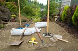 Excavating and Laying Pavers for Garden Patio