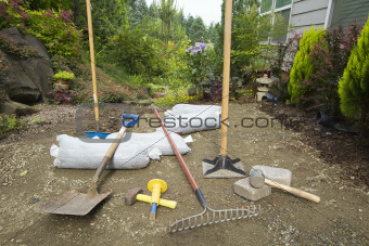 Excavating and Laying Pavers for Garden Patio