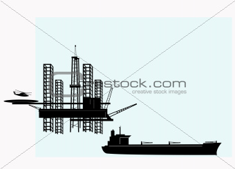 Offshore Oil Platform.
