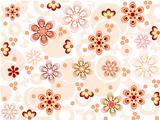 seamless flowers background