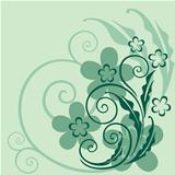 Decorative floral background