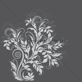 Elegant decorative floral illustration