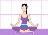 yoga vector illustration