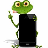frog and cellular telephone