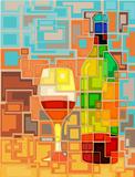 Wine mosaic