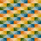 vector seamless geometric pattern with 3d illusion
