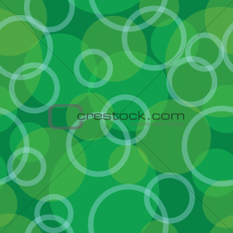 Abstract seamless background green circle, rings