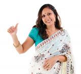 Thumb up Indian woman