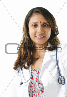 Indian female doctor