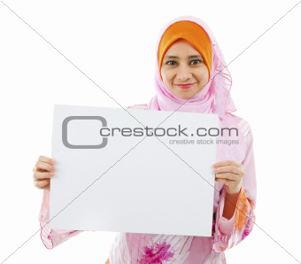 Blank card board ready for text