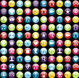 Mobile phone app icons background