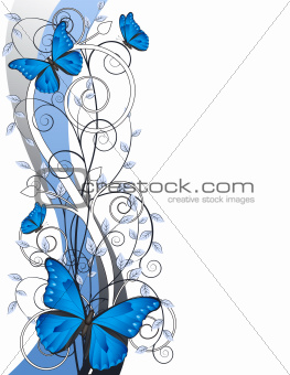 decorative floral card