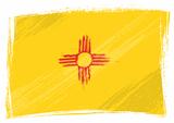Grunge New Mexico flag