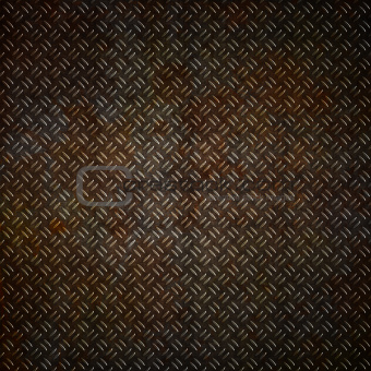 Rusty Metal Plate Background