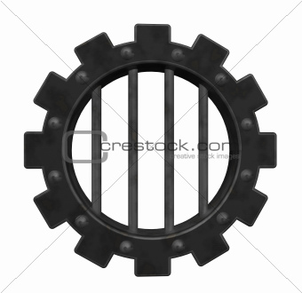 gear wheel prison window
