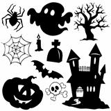 Halloween silhouettes collection 1