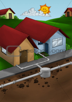 drain system house