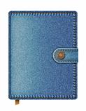 Blue denim notebook