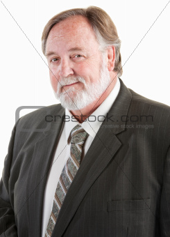 Middle aged smiling man