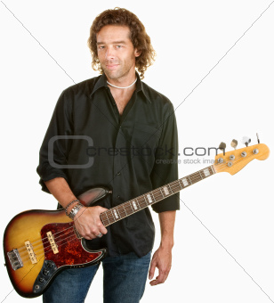 Man with Electric Guitar