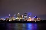 Sydney Skyline By Night