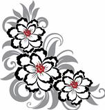 Decorative floral illustration