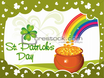 abstract st patrick background 