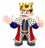 Cartoon King Mascot