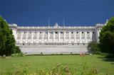 south Madrid royal palace facade