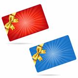 Gift Cards With Gift Bows