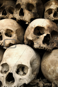Stack of skulls
