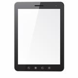 Tablet PC computer with blank screen