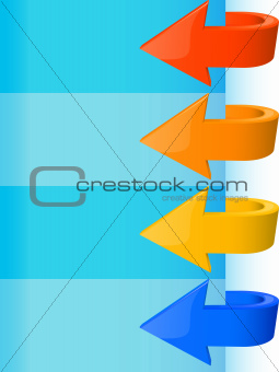 elements of design multi-coloured arrows
