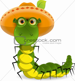 caterpillar in the hat
