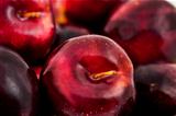 close-up fresh delicious plum