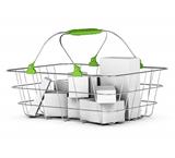 shopping basket with products