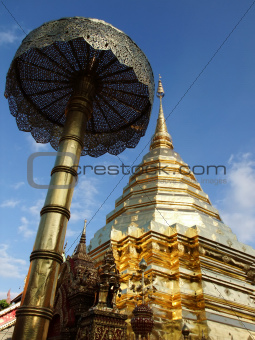 temple Thai North pagoda