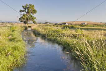 irrigation ditch in Colorado