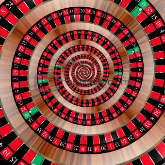 Roulette spiralling down