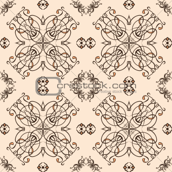 seamless pattern abstract  cofee gamma